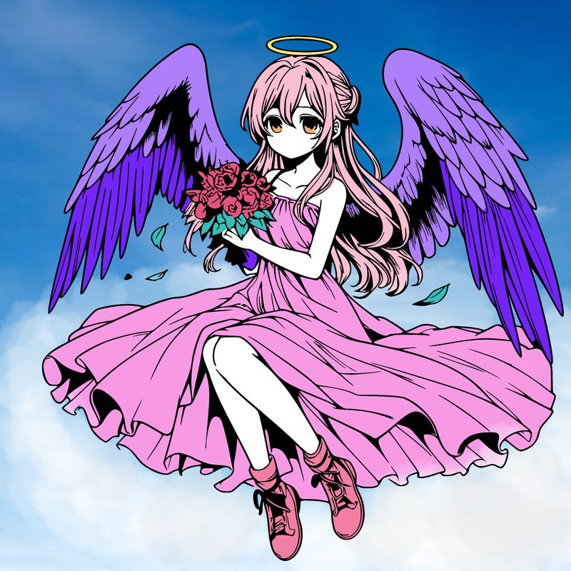 manga angel realistic