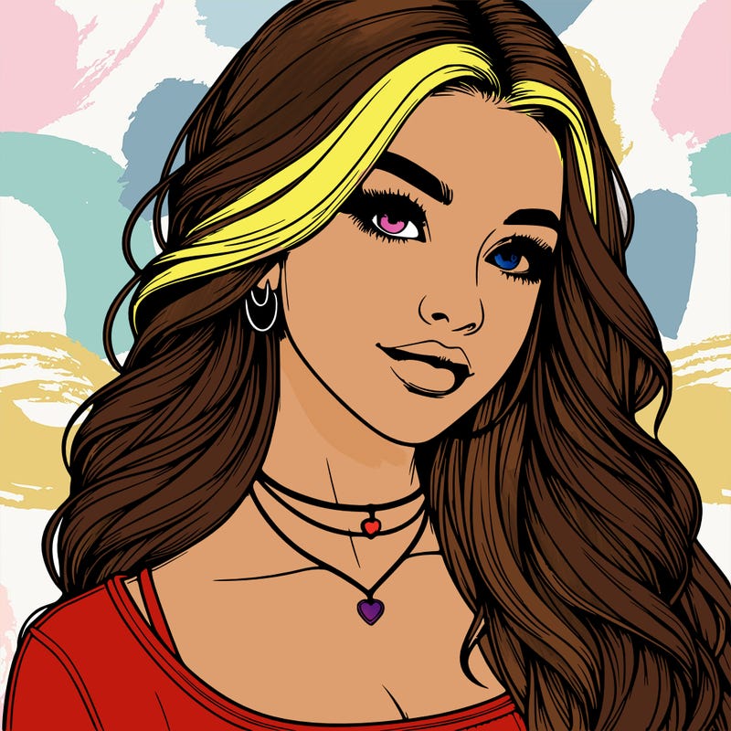 detailed realistic girl