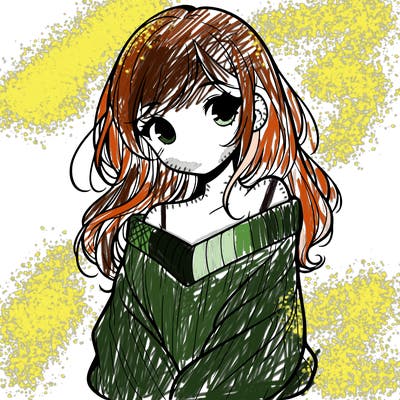 shy pretty girl wearing a sweater that is falling off one shoulder portrait