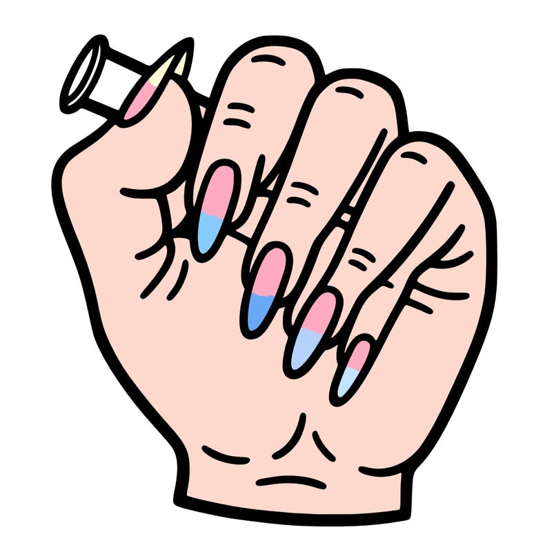 nails with no hand