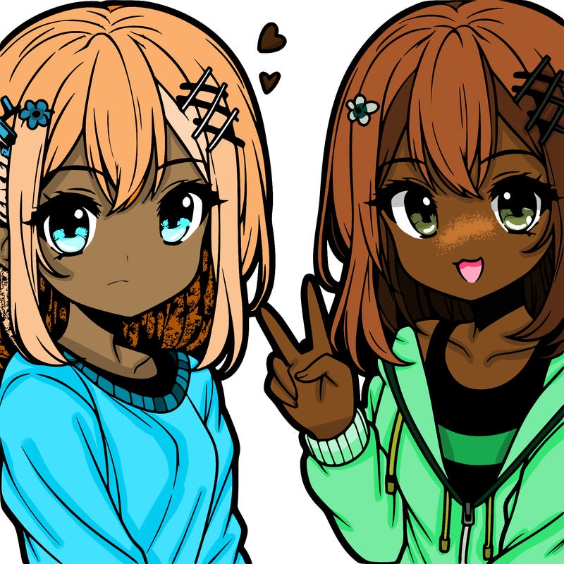 cute anime teen girl