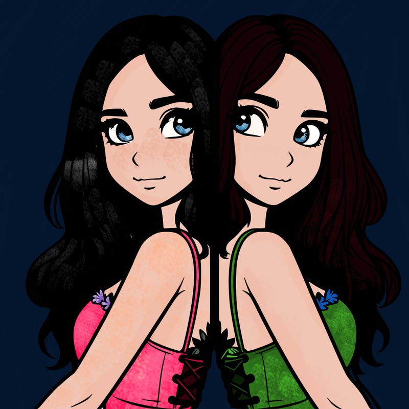 a realistic girl split