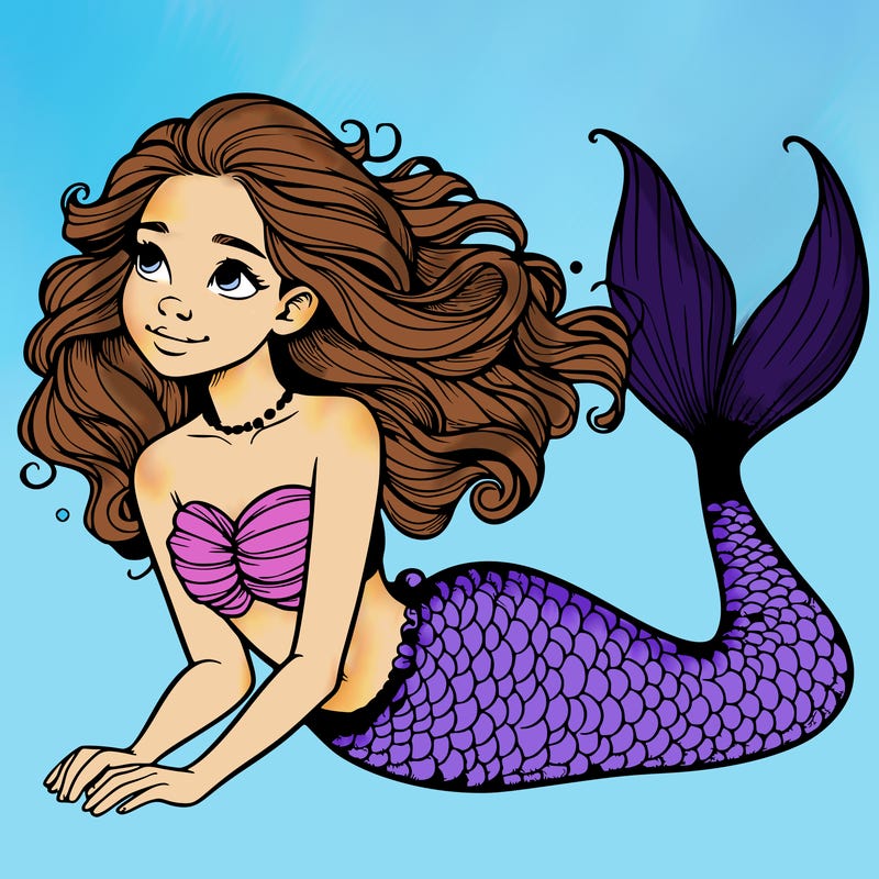 a realistic mermaid