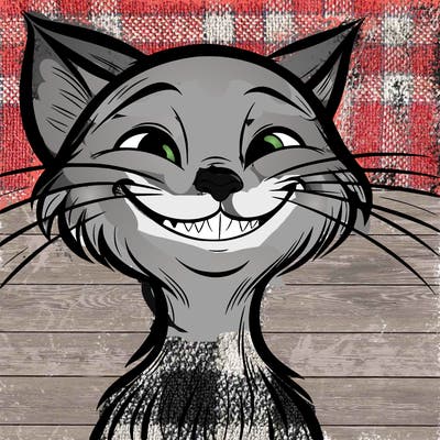 the cheshire cat from the original alice in wonderland