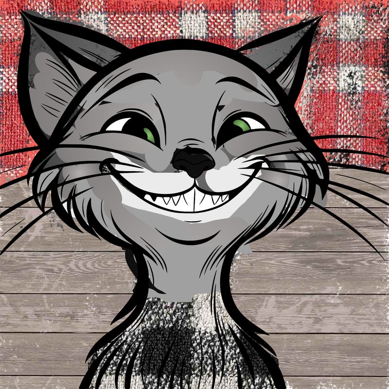 the cheshire cat from the original alice in wonderland