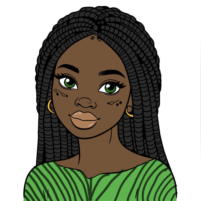 african woman with fulani braids