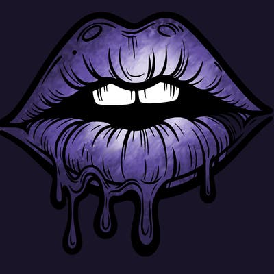 lips that look realistic and drip