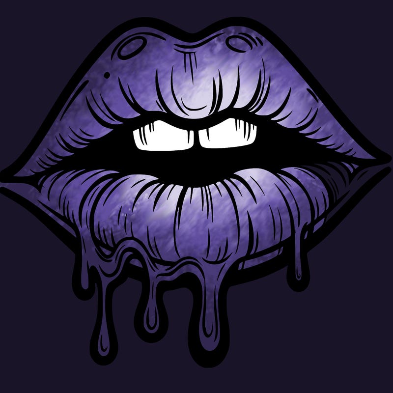 lips that look realistic and drip