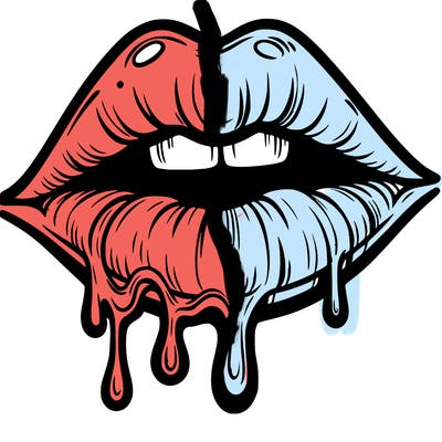 lips that look realistic and drip