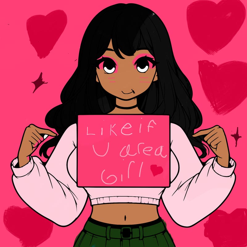 girl holding a blank sign in a long sleeve crop top