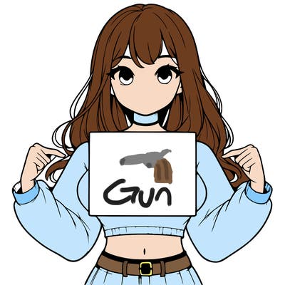 girl holding a blank sign in a long sleeve crop top