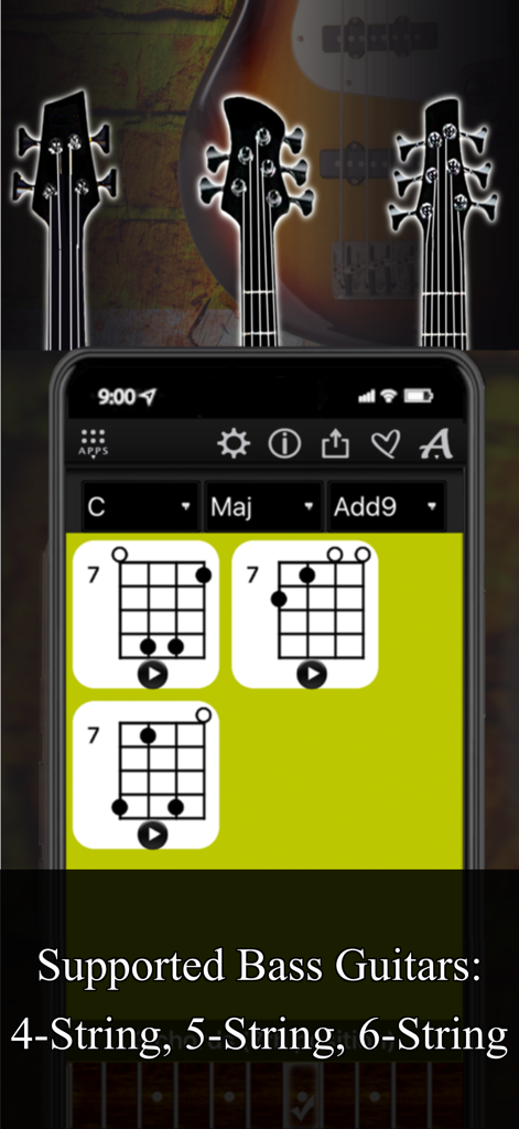 Bass Chords Compass | 4, 5, 6현 베이스 코드 마스터하기