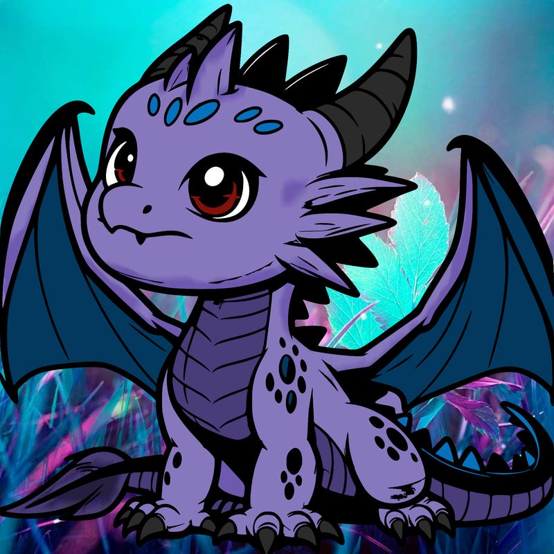fierce baby night dragon