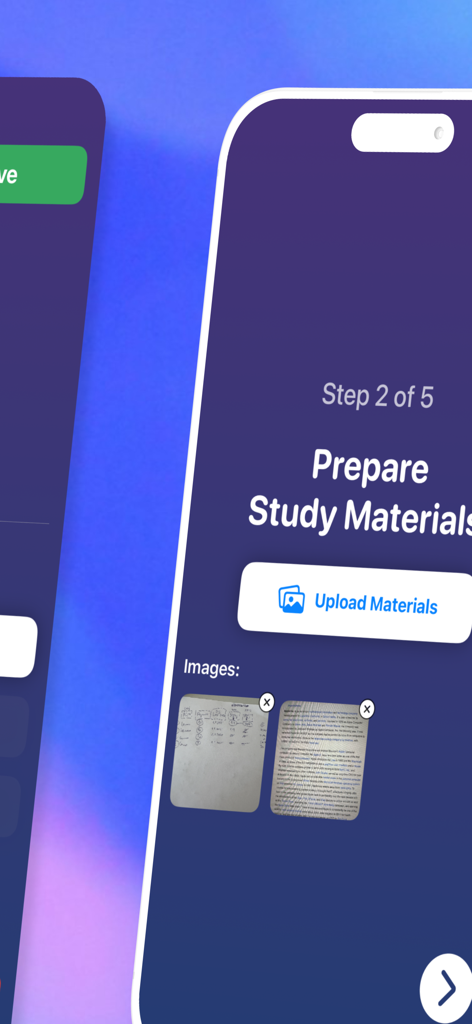 StudyLock: Block Distractions - Interface for uploading images and study materials in the StudyLock app