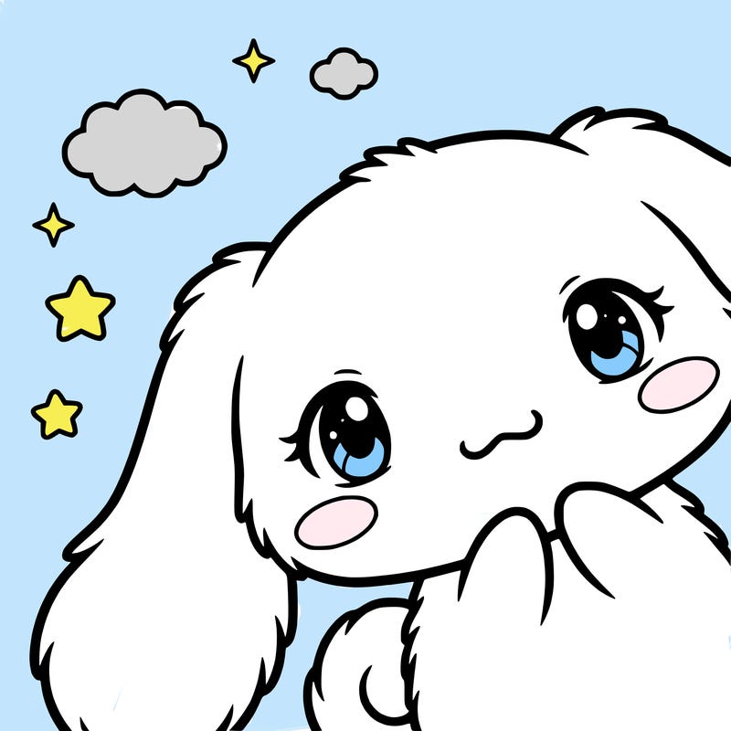 anime cinnamoroll cute fluffy
