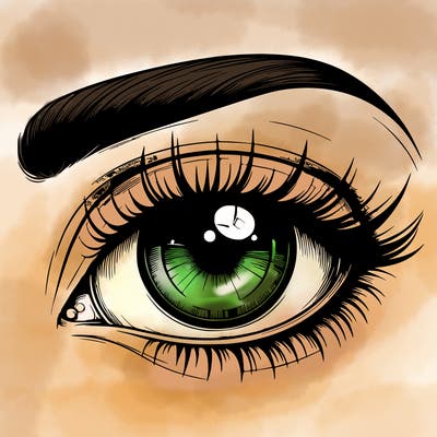 realistic eye