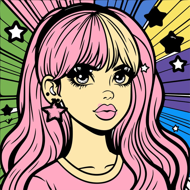 girl power pop art