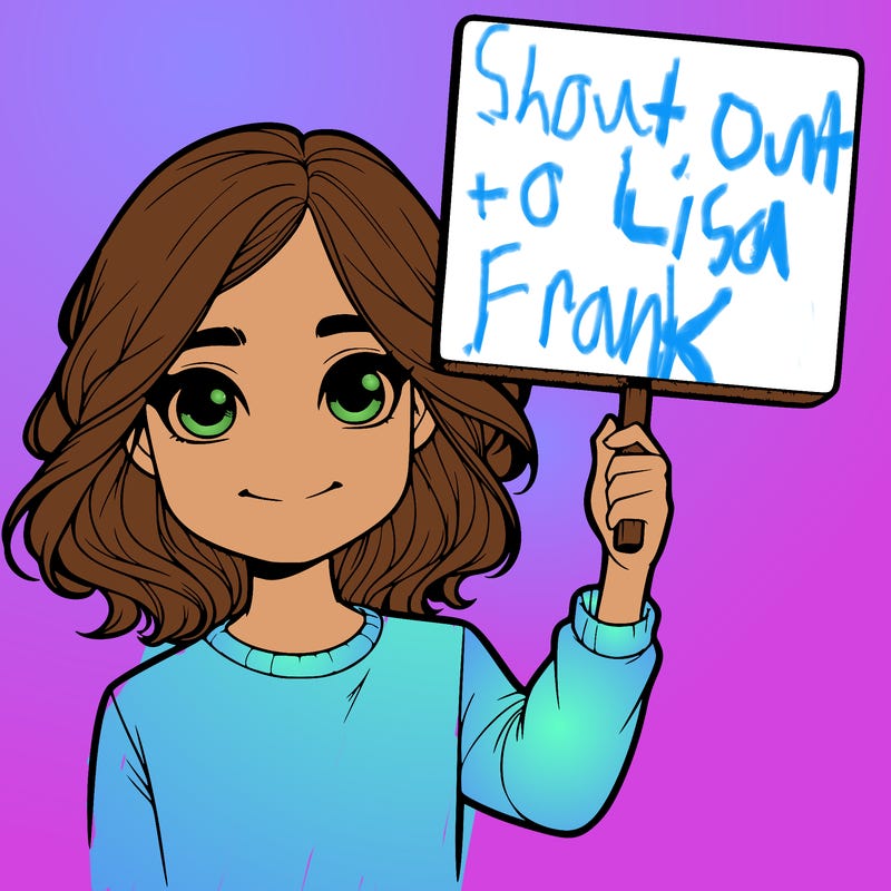 realistic girl holding up a sign