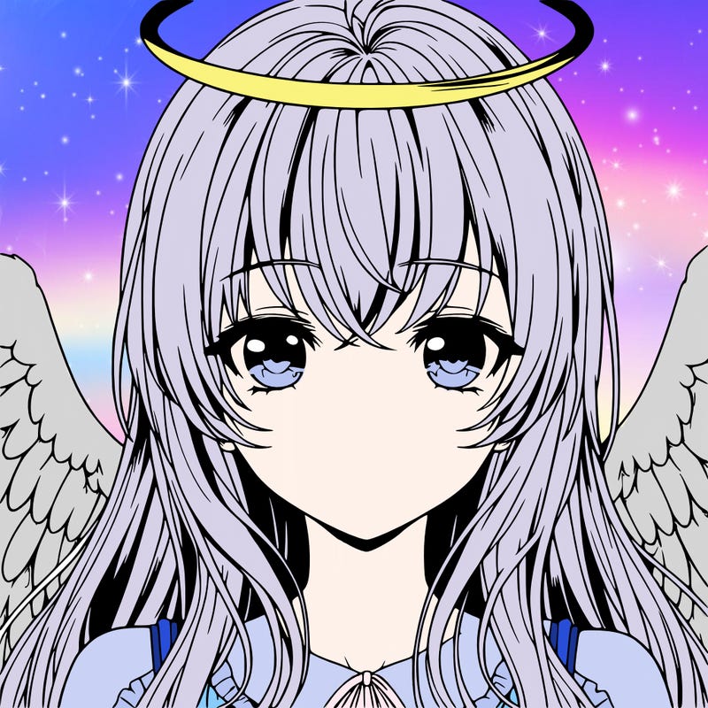 realistic anime angel
