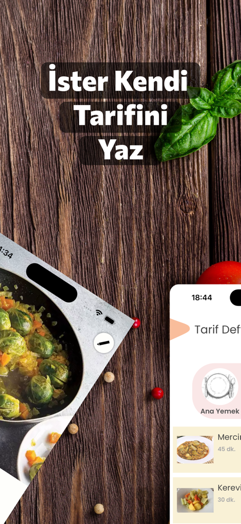 AllRecipes Meal Planner - AllRecipes Meal Planner app interface featuring a personal recipe book and the option to add custom recipes.
