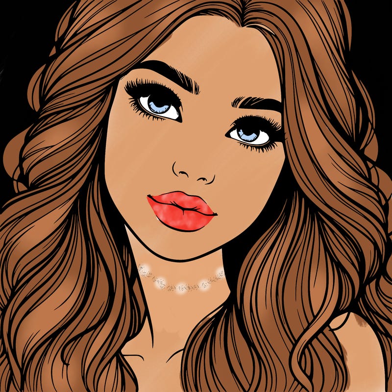 beautiful realistic girl