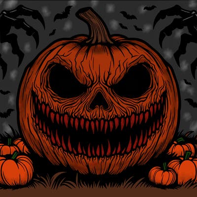 terrifying pumpkin