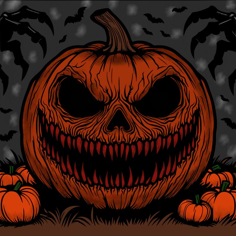 terrifying pumpkin