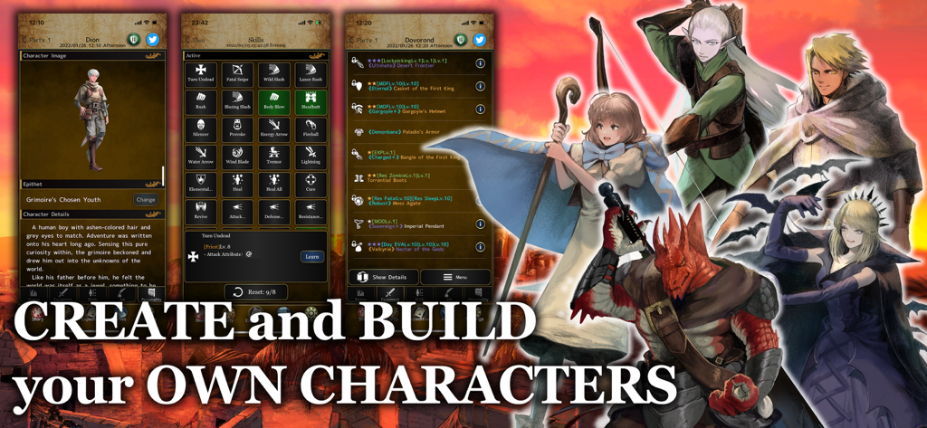 Artesnaut: Fantasy Idle RPG - Artesnaut Fantasy Idle RPG character customization and gameplay screenshots