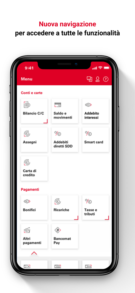 CiviBank ON - CiviBank ON app menu screen showing accounts, cards, and payment options