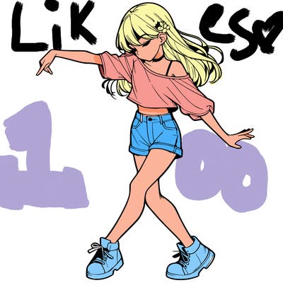 realistic girl danceing