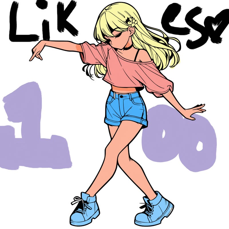 realistic girl danceing