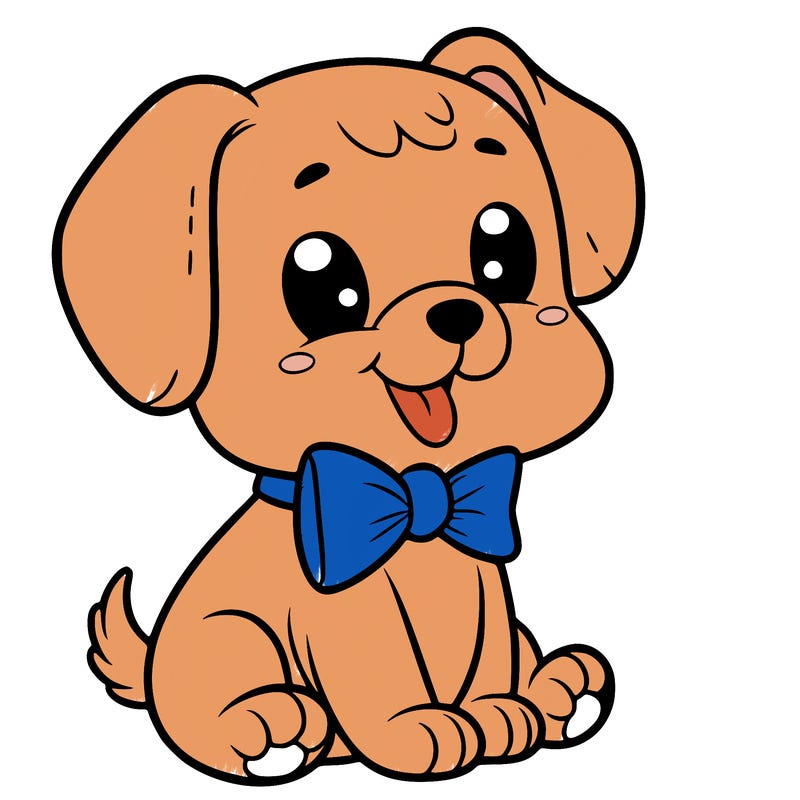 puppy in bowtie