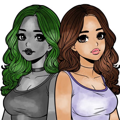 realistic twin sisters