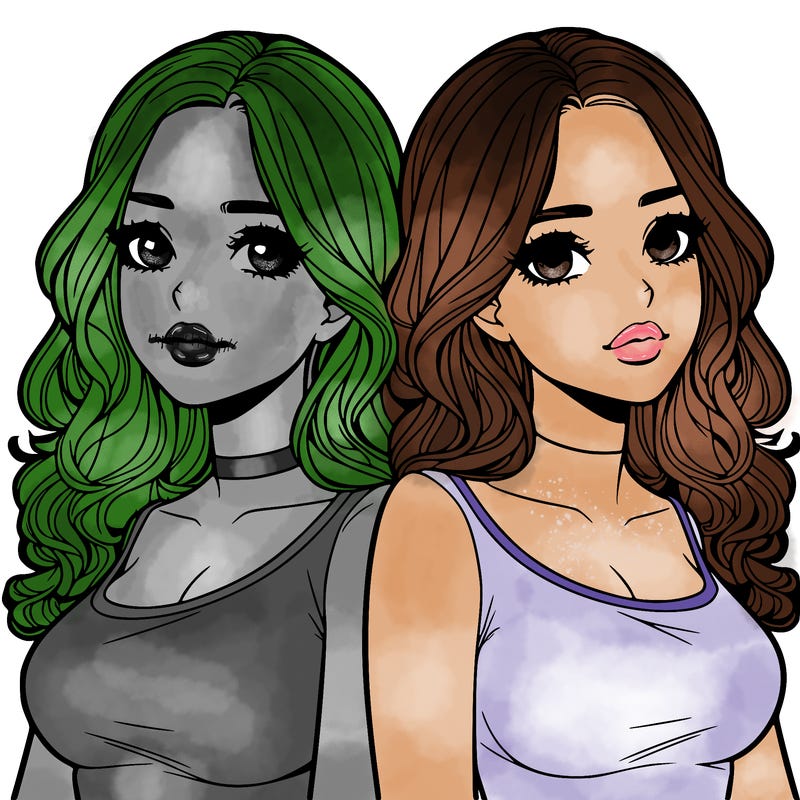 realistic twin sisters