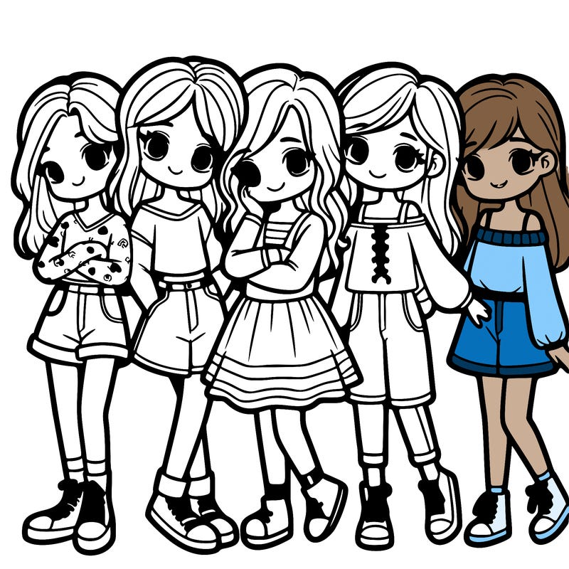 5 girls