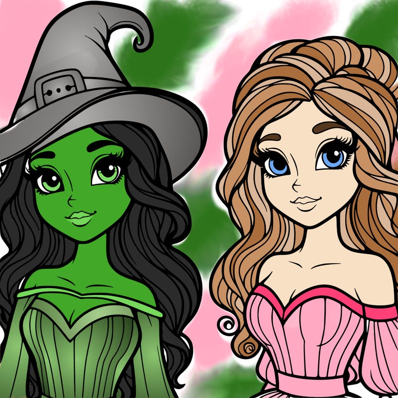 elphaba and glinda