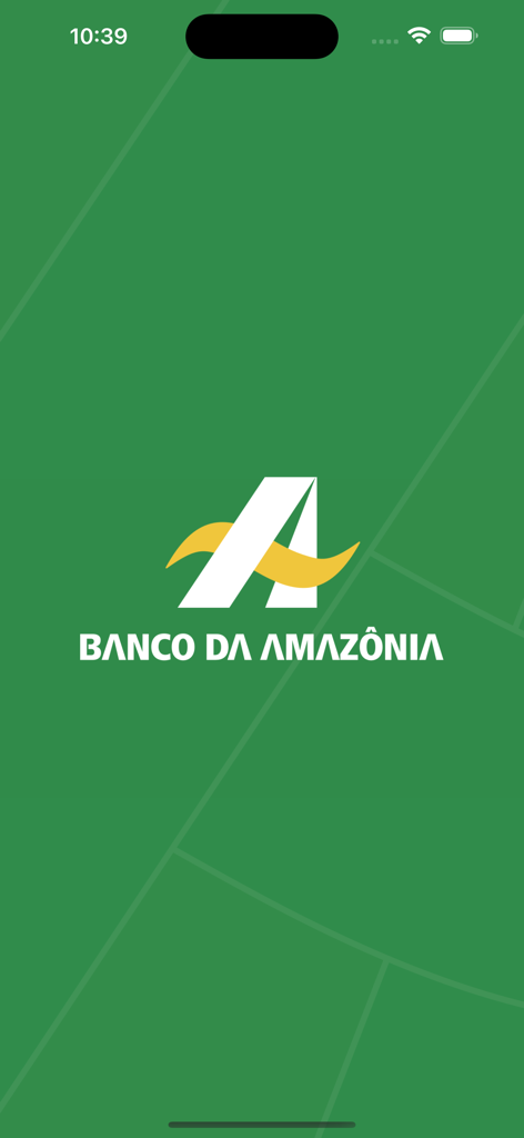 Banco da Amazônia - Banco da Amazonia mobile app splash screen with logo