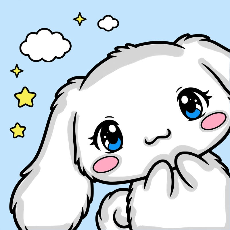 anime cinnamoroll cute fluffy