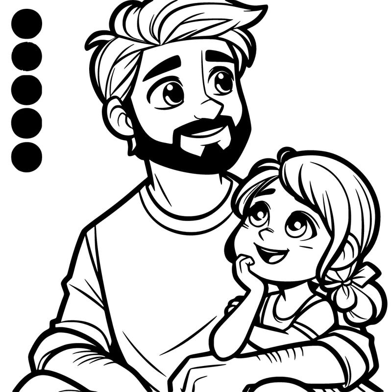 dad with his daughter