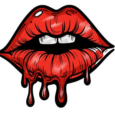 lips that look realistic and drip