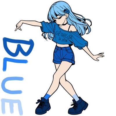 realistic girl danceing