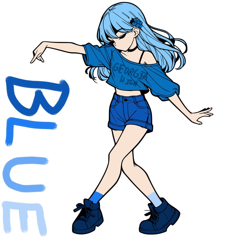 realistic girl danceing