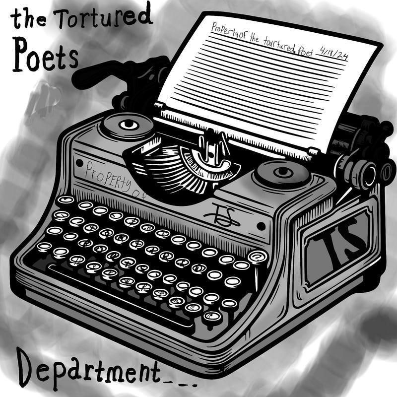 easy coloring page of a vintage typewriter with a sheet of paper
