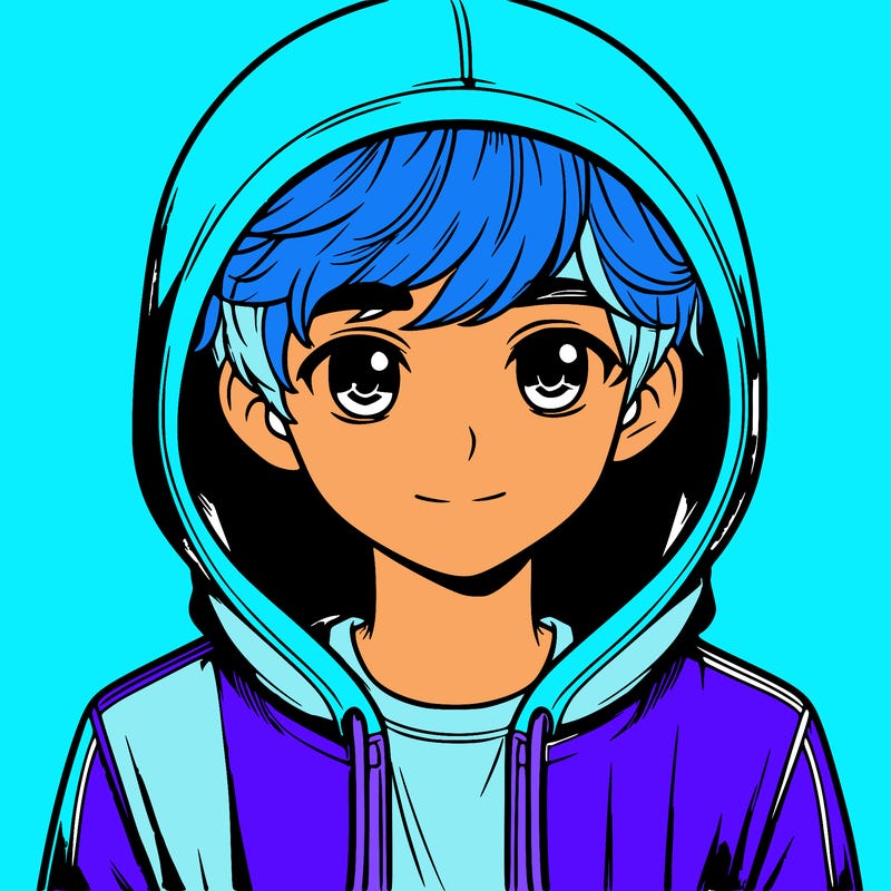 realistic boy with hoodie