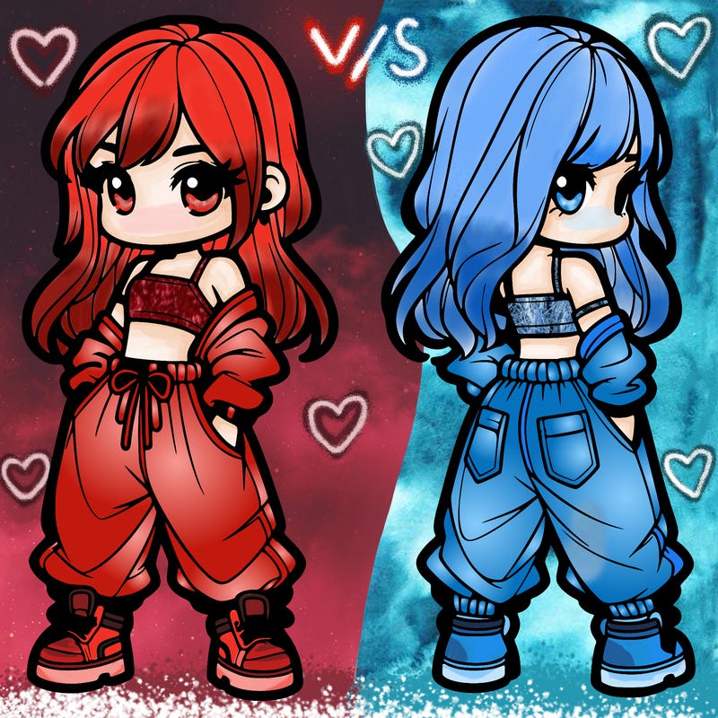 girl in crop top and baggy pants