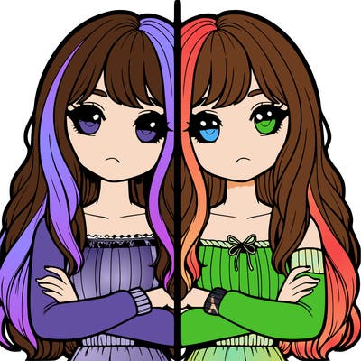 realistic girls split