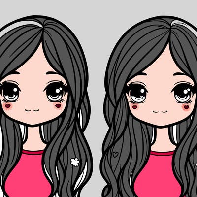 uzun saçlı yüzü güzel bir kız