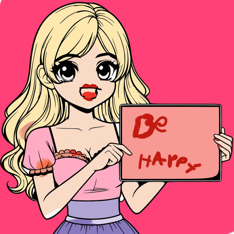 realistic pretty girl holding blank sign