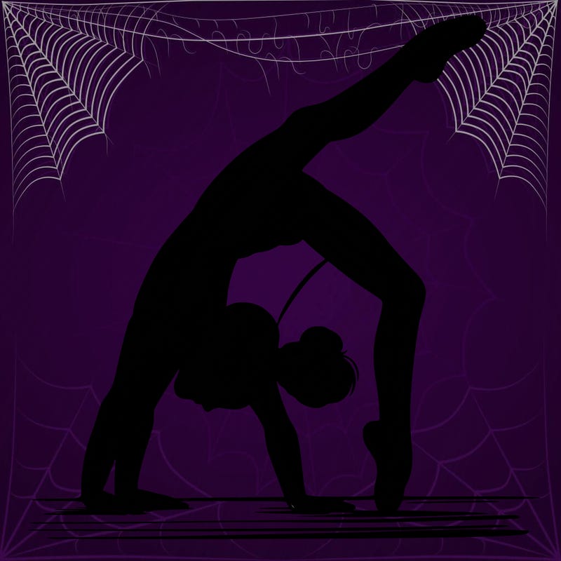 girl doing gymnastics