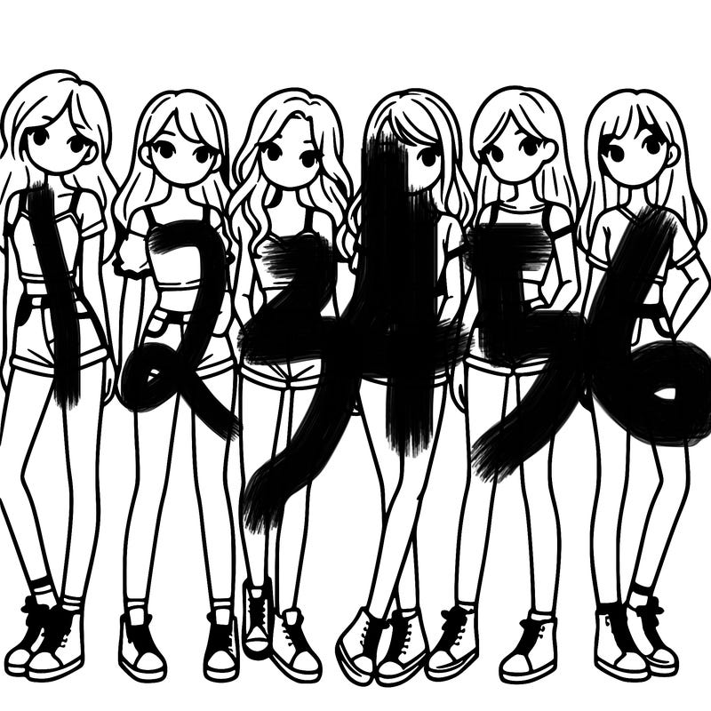 a group of girls wearing crop tops and shorts